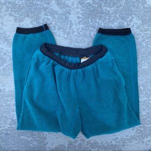 REI Women’s XS Extra Small Teal Fleece Pants